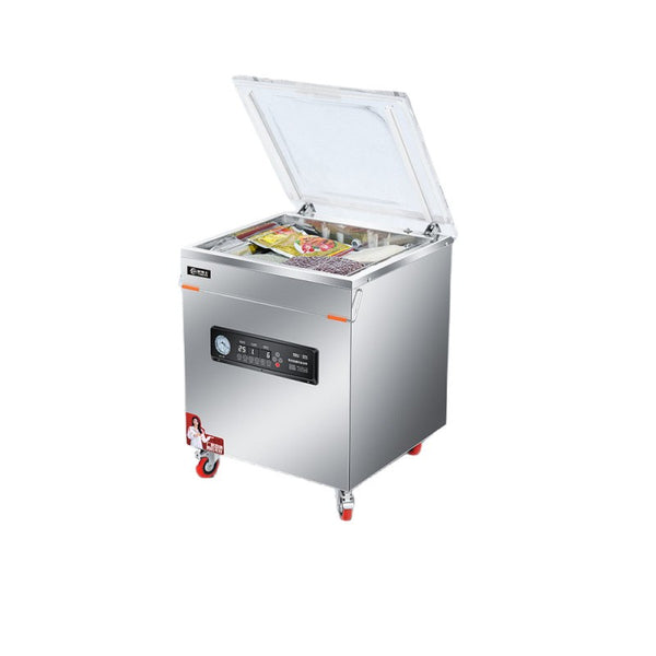 Chamber Vacuum Sealer Machine 1800W 420mm Commercial Dual Seal for Meat/Seafood
