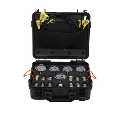 Hydraulic Pressure Test Kit Hydraulic Diagnostic Tester Gauge Kit For Excavator