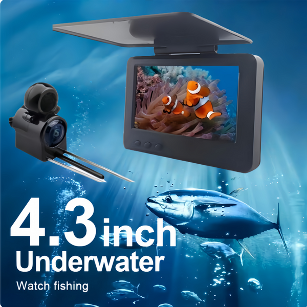 4.3" LCD Monitor Fish Finder Portable  Fishing Camera W/ 8 LED IR For Lake Sea