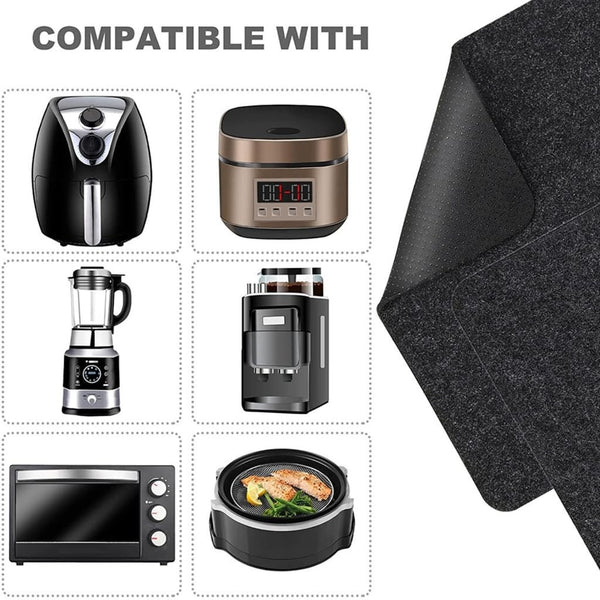 Premium Heat Resistant Mat For Air Fryer Non Slip Proof Pad Countertop Protector