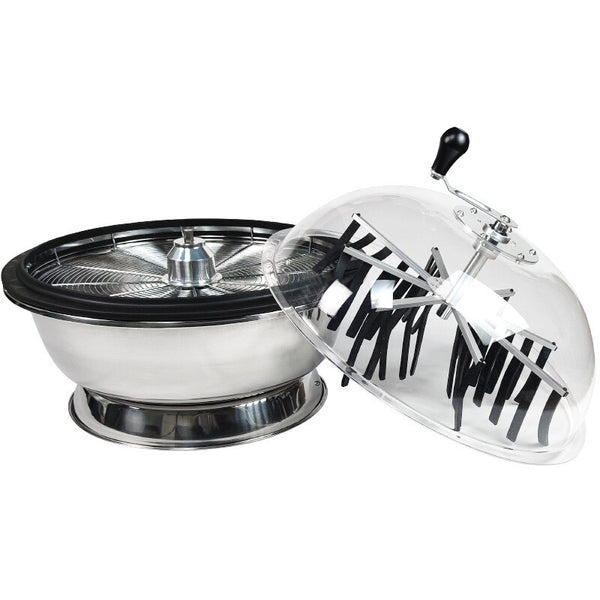 Automatic Bud Leaf Bowl Trimmer 16/24' Electric Twisted Spin Cut Stainless Steel