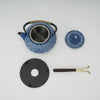 900ml Cast Iron Kettle Teapot Tea Pot Infuser Strainer Black Japanese Style