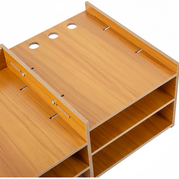 Monitor Stand Riser with Drawers Desktop Organizer 2-Tier for Laptop Computer