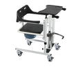 Lift Transfer Chair Patient Wheelchair+Assist Rise Lifter Hydraulic Lift Chair