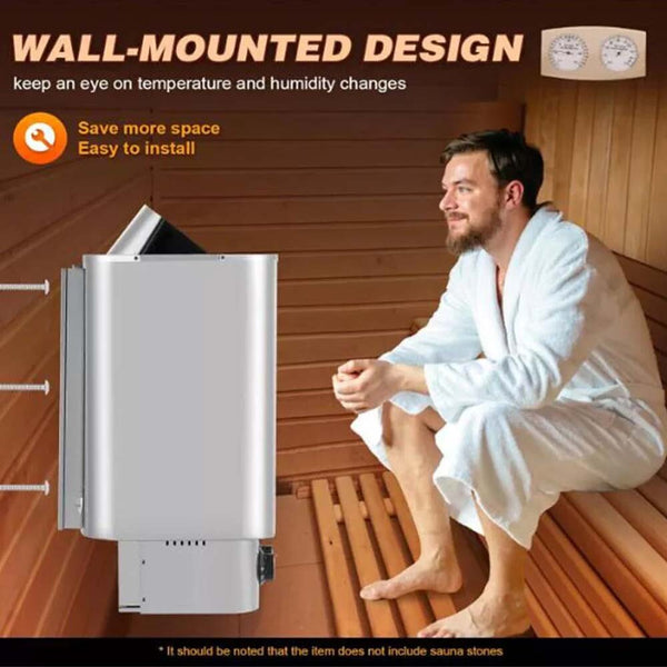 9KW 220V Electric Sauna Heater Inner Control Heater Stove Steam Room Equipment