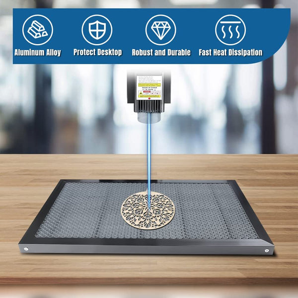 Laser Cutting Honeycomb Working Table Panel Laser Bed 15.75 x 23.62 x 0.86 inch