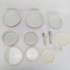 11Pcs Pink pots and Pans Set Removable Handle Nonstick Cookware Set Space Saving