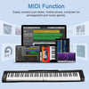 88 Keys Electric Piano Foldable Portable Digital Electronic Keyboard Piano w/Bag