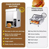 Automatic Hamburger Toasting Machine Commercial Burger Heater Bread Make Toaster