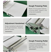 Electric Pastry Dough Sheeter Dough Roller Croissant Dough Press Machine 2-30mm