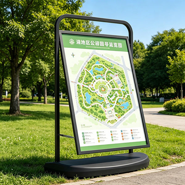 Outdoor Poster Stand Sign/Poster Holder Dual Use Advertising Display Stand
