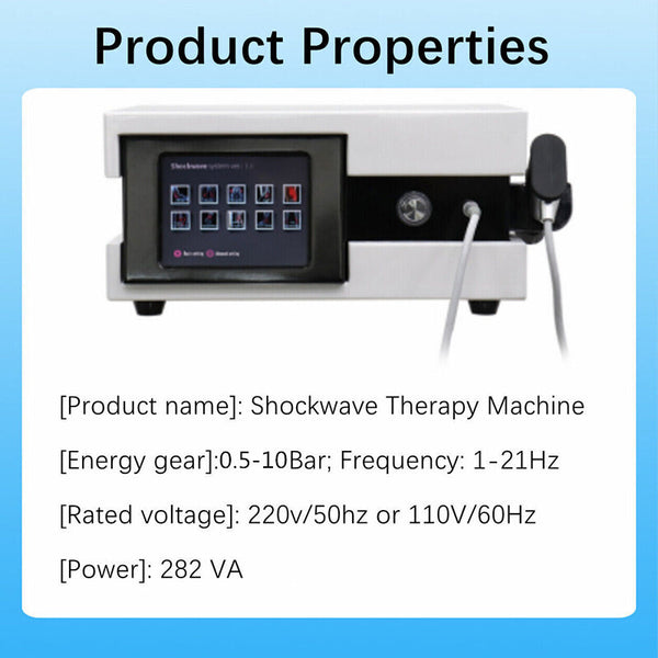 ED Shockwave Therapy Machine Pneumatic Shock Wave ED Treatment Back Pain Relief