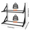 2-Tier 3D Printer Filament Rack Display Holder for 3D Printing Studio Workshop