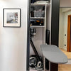 Pull-Down Ironing Board Wardrobe Mounted 180°Rotatable Ironing Board for Cabinet