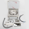Wall-mounted Washbasin Knee Operated Sink With Faucet Soap & Towel Dispenser AU