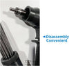 Electric Pneumatic Needle Scaler Gun Rust Remover Handheld with 23 Needles 220V