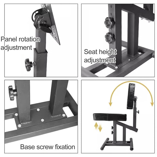 Adjustable Tattoo Chair Swivel Back Tattoo Armrest Stand Salon Beauty Chair