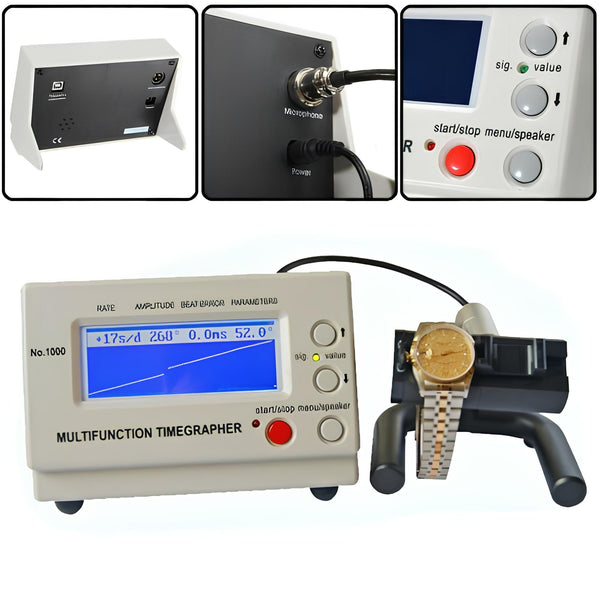 Mechanical Watch Timegrapher Test Repairing Tool Pro No.1000 Watch Calibration