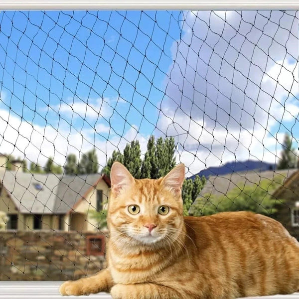 3*10M Cat Enclosure Netting Low Visibility Garden Balcony Pet Net Bite-Resistant