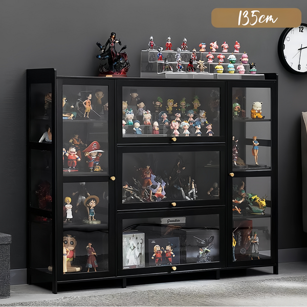 Nisorpa 3-5 Door Display Storage Cabinet for Lego Toy Cupboard Display cases AU