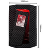 Infrared Sauna Box with 660&850nm Red Light Therapy Lamp f/ Home with 3L Steamer
