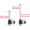 12V Linear Actuator 8000N Linear Actuator for Medical Auto Car (Stroke 150mm)