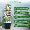 35 Plant Hydroponic Growing System Vertical Hydroponics Farming Tower 10L Tank