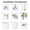 2 In 1 Emergency Eye Wash Shower Station Combination Washer Station First Aid