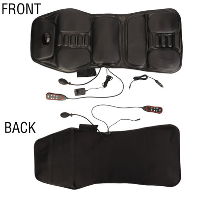 Massage Seat Cushion with Heating Lumbar Support 9 Massage Modes Fatigue Relief