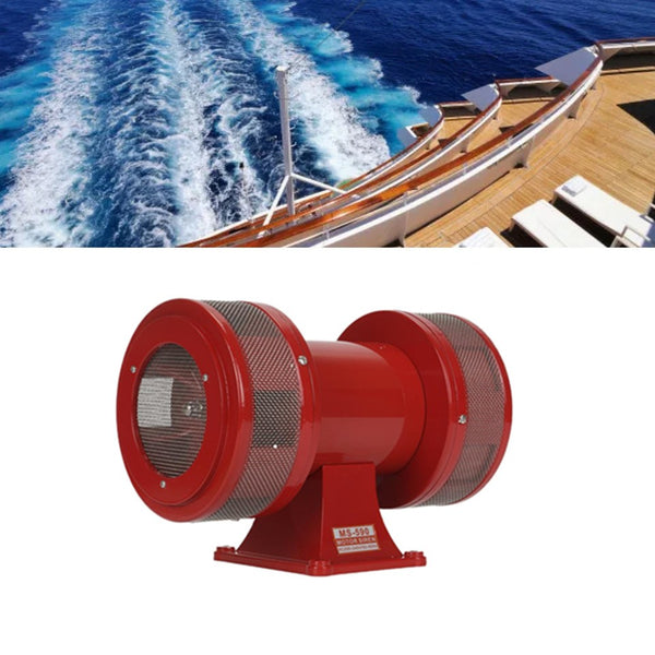 160db Air Raid Siren Metal Horn Industry Boat Alarm Fire Tornado Siren Horn 220V