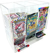 3 Slot Booster Pack Dispenser Card Storage Acrylic Booster Box for Trading Card