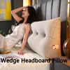 120/150cm Wedge Pillow Headboard Triangular Reading Pillow Detachable & Washable