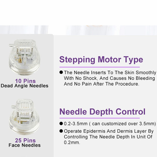2IN1 Fractional Radiofrequency Gold-RF Beauty Machine Cold Hammer Acne Removal