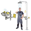 2 In 1 Emergency Eye Wash Shower Station Combination Washer Station First Aid