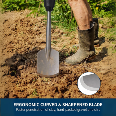 SDS-Max Shank Alloy Steel Clay Spade Digging Shovel Bit For Concrete Demolition