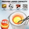 Metal Melting Furnace 16 Kg Propane Melting Casting Tools Gold Silver Aluminum