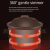 Slow Cooker 3.5L Electric Stew Pot Ceramic Inner for Soup Porridge Healthy Cook