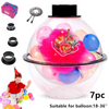 7pcs Balloon Stuffing Machine w/ Air Pump Balloon Expander Creative Gift Making