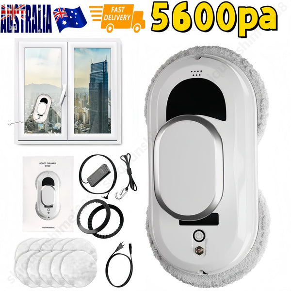 Window Cleaning Robot 5600pa Suction Smart Glass Cleaner Robot Window Washer AU