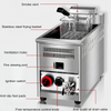 16L /8.2L Commercial LPG Gas Fryer w/Fryer Basket Deep Single Tank Frying Tool