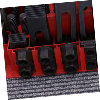 58 Pcs Pro-Series 1/2" T-Slot Hold Down Clamp Clamping Kit Bridgeport Mill Set