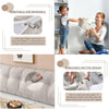 120/150cm Wedge Pillow Headboard Triangular Reading Pillow Detachable & Washable