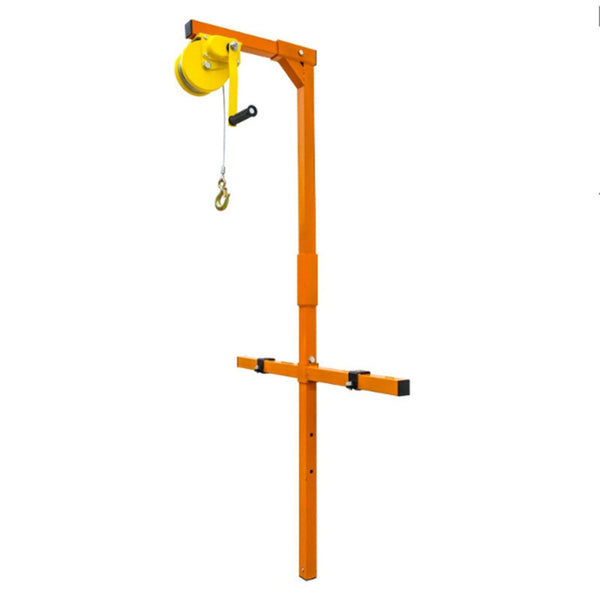Air Conditioning Lifting Tool 20m Self-Locking Folding Crane Manual Winch Tool