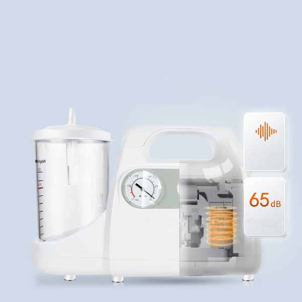 Portable Phlegm Suction Machine Sputum Aspirator Dental Suction Unit Vacuum Pump