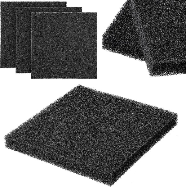 50x50x2cm Black Fish Tank Aquarium Filter Sponge Foam Pad Filtration Cotton