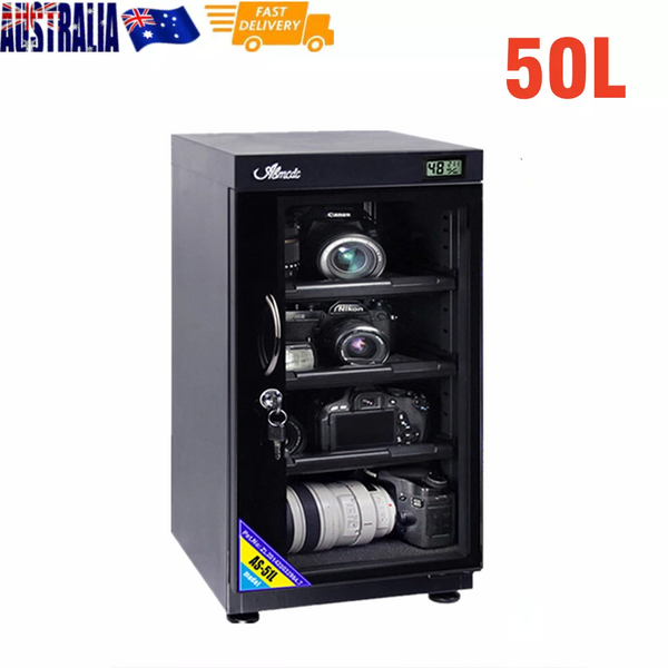 50L Camera Lens Digital Dehumidify Dry Box Electronic Equipment Storage Cabinet