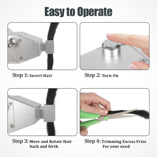 Portable Handheld Dreadlock Machine Crochet Braiding Making Machine 6/8/10 mm