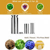 Rosineer Press Mold Cylindrical Flower Pre Press Mold 30mm Food Grade Aluminum