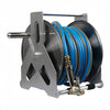 45M Water Hose Reel Cart Stainless Steel Garden Hose Reel 1/2" Pipe Holder AU