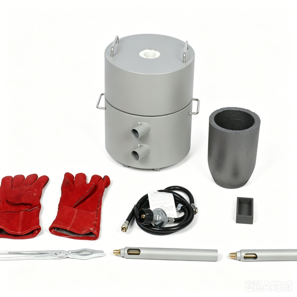 Metal Melting Furnace 16 Kg Propane Melting Casting Tools Gold Silver Aluminum